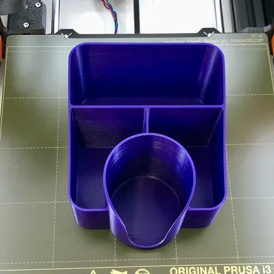 Hộp đựng tăm bông và bông tẩy trang (Cotton Tips and Pads Container)