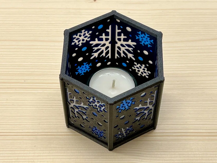 Lồng đèn mùa đông với các tấm màu thay đổi (Winter Lantern with Interchangeable Color Panels) - Image 5