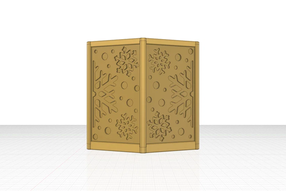 Lồng đèn mùa đông với các tấm màu thay đổi (Winter Lantern with Interchangeable Color Panels) - Image 11