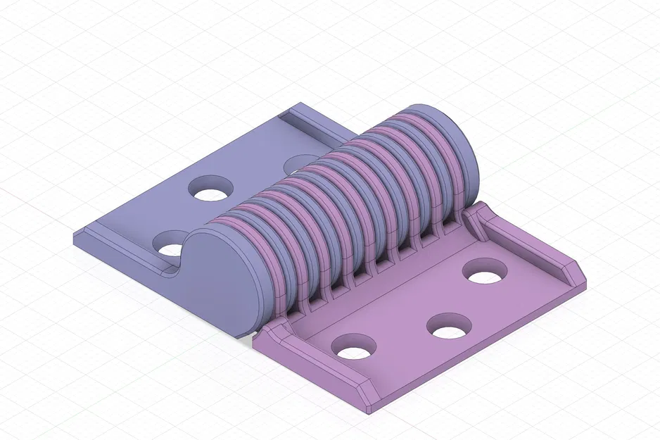 Bản lề Print in Place – PETG/ASA – Độ bền trung bình 200 - LR Basics - Image 12