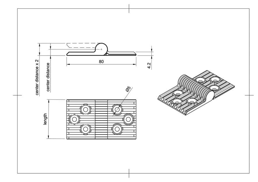 Bản lề Print-in-Place PETG/ASA – High Strength 300 (LR Basics) - Image 3