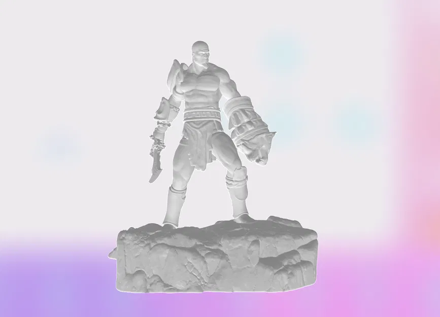 Mô Hình Kratos - Tượng Chiến Thần Sparta Đẹp Mắt - Image 1