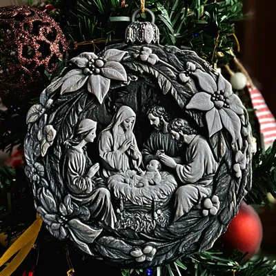 Chúa Giáng Sinh – The Nativity of Jesus (Bauble Christmas Ornament)