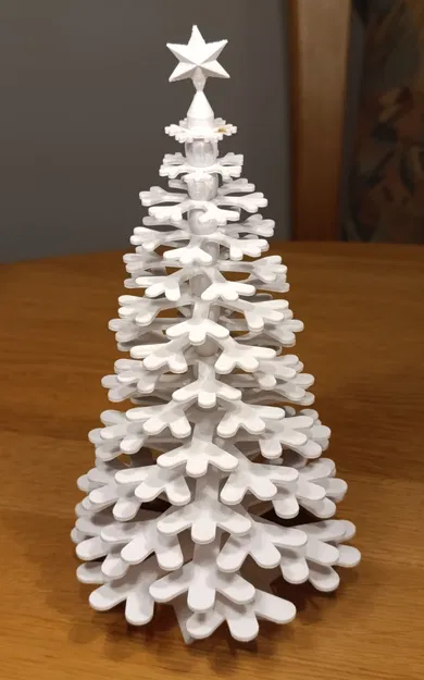 Cây Thông Noel Bông Tuyết V2 (Snowflake Christmas Tree V2) - Image 1