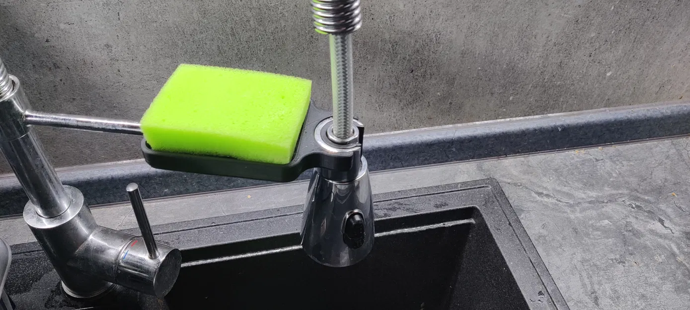 Kệ Giữ Giẻ Rửa Bát Gắn Vòi Bếp Thông Minh - Image 2