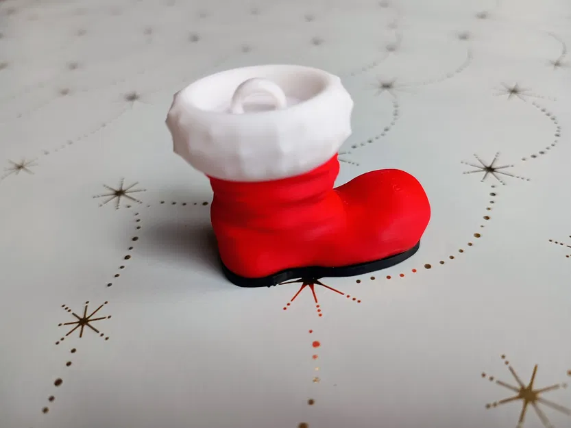 Quả Châu Giày Giáng Sinh Ông Già Noel - Trang Trí Độc Đáo - Image 1