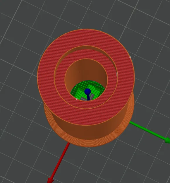 Giá đỡ cuộn filament FLSUN T1 Pro dùng bạc đạn 608RS - Image 1