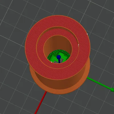 Giá đỡ cuộn filament FLSUN T1 Pro dùng bạc đạn 608RS