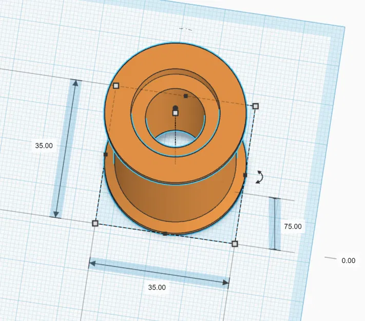Giá đỡ cuộn filament FLSUN T1 Pro dùng bạc đạn 608RS - Image 3