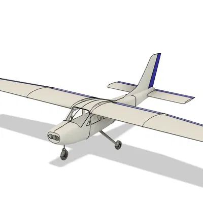 Mô Hình Máy Bay Cessna 177 In 3D