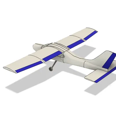 Mô Hình Máy Bay Cessna 177 In 3D