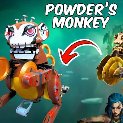 Khỉ của Powder/Jinx trong Arcane (Powder's / Jinx Monkey from Arcane)