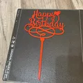 Đế Cắm Bánh "Happy Birthday" In 3D Đẹp Mắt - Thumbnail 1
