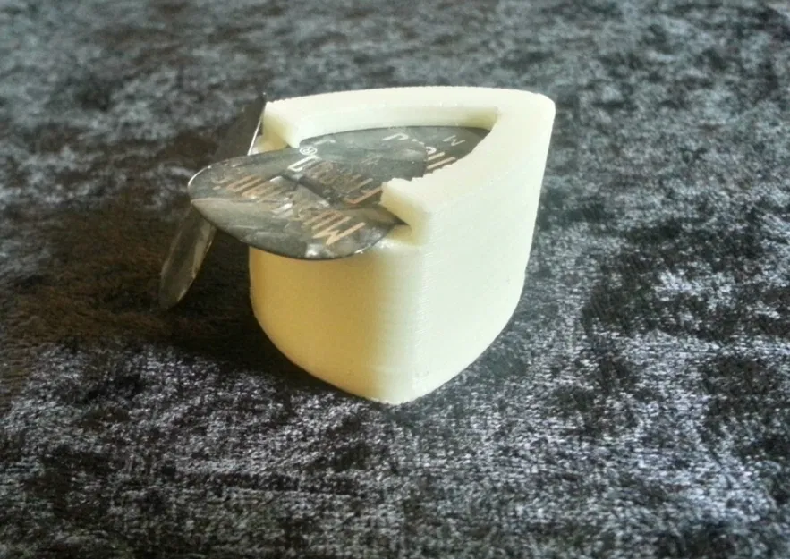 Hộp đựng Guitar Pick dùng lò xo bút (Guitar Pick Holder with Pen Spring) - Image 2