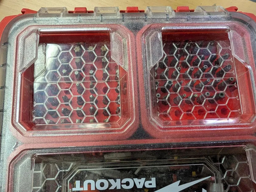 Khay Đựng Mũi Khoan 3D Cho Milwaukee PACKOUT Organizer - Image 3