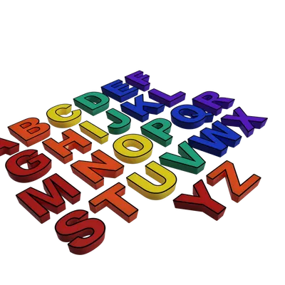 Chữ cái & số có khoang gắn nam châm (Fridge Magnets)