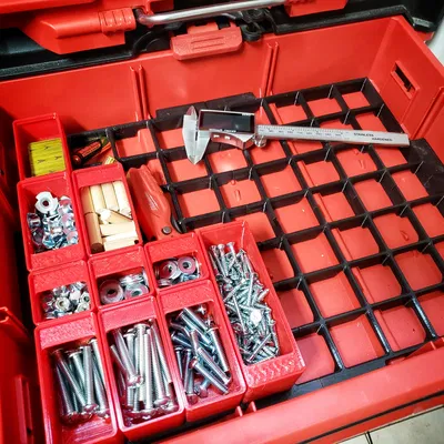 Tấm Gridfinity Universal cho ngăn Milwaukee Packout – hợp Slim & Regular