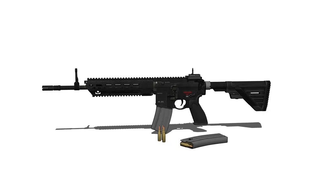 Mô Hình Súng Tự Động HK M416 Chi Tiết Cho Người Sưu Tầm - Image 1