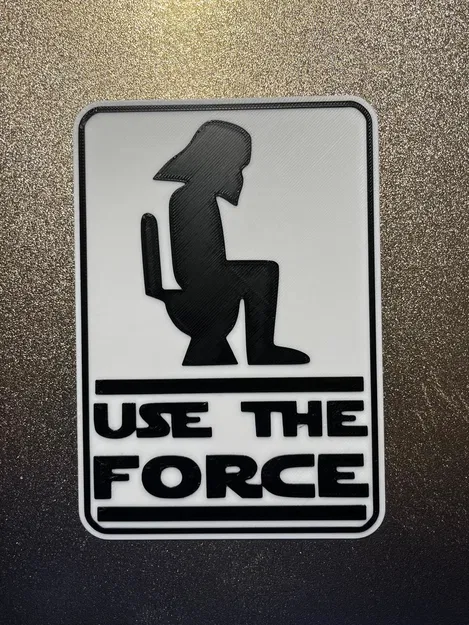 Biển "Use the Force" Star Wars độc đáo cho phòng tắm - Image 1