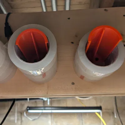 Kệ Treo Băng Keo 4 Cuộn cho Băng Keo Đóng Gói & Đa Dụng