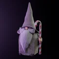 Gnome Giáng Sinh cầm kẹo gậy (Christmas Gnome with Candy Cane) - Thumbnail 1