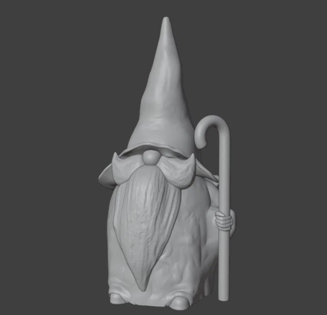 Gnome Giáng Sinh cầm kẹo gậy (Christmas Gnome with Candy Cane) - Image 2