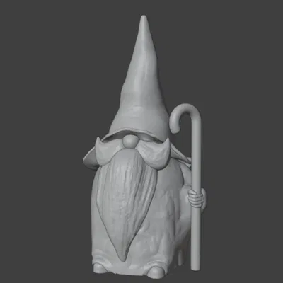 Gnome Giáng Sinh cầm kẹo gậy (Christmas Gnome with Candy Cane)