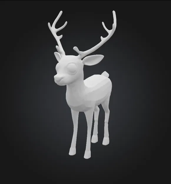 Tượng Tuần Lộc Giáng Sinh 3D Dễ Thương - Vật Trang Trí & Quà Tặng - Image 2