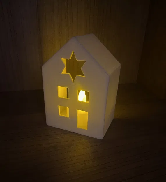 Mô Hình Nhà Trang Trí Mùa Đông & Giáng Sinh Phát Sáng - Image 1