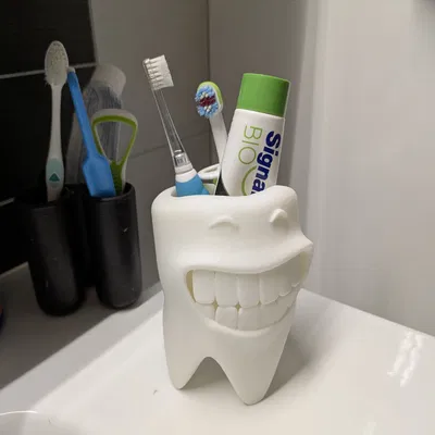Giá Để Bàn Chải Đánh Răng – Răng Cười (Toothbrush Holder - Smiling Tooth)