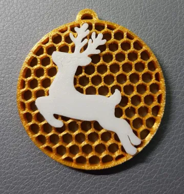 Phụ Kiện Giáng Sinh Tổ Ong: Trang Trí Cây Thông & Thiệp Tặng Quà Độc Đáo - Image 2