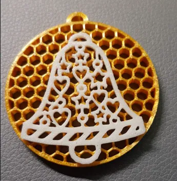 Phụ Kiện Giáng Sinh Tổ Ong: Trang Trí Cây Thông & Thiệp Tặng Quà Độc Đáo - Image 3