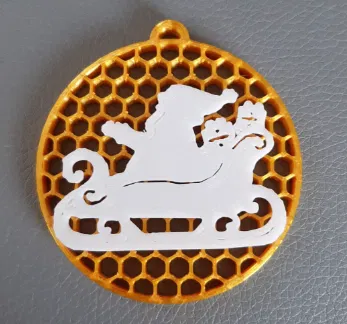 Phụ Kiện Giáng Sinh Tổ Ong: Trang Trí Cây Thông & Thiệp Tặng Quà Độc Đáo - Image 7