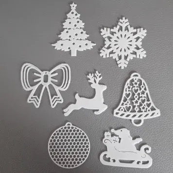 Móc Treo Trang Trí Noel 3D Độc Đáo