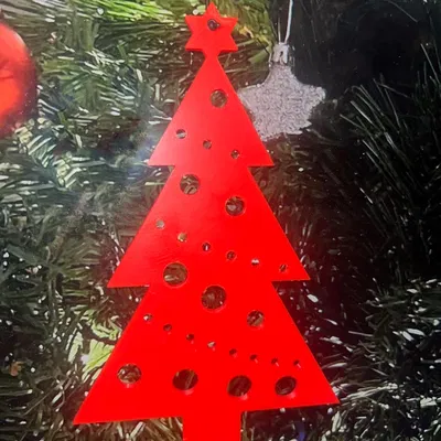 Móc Trang Trí Cây Thông Noel Mini 3D Độc Đáo