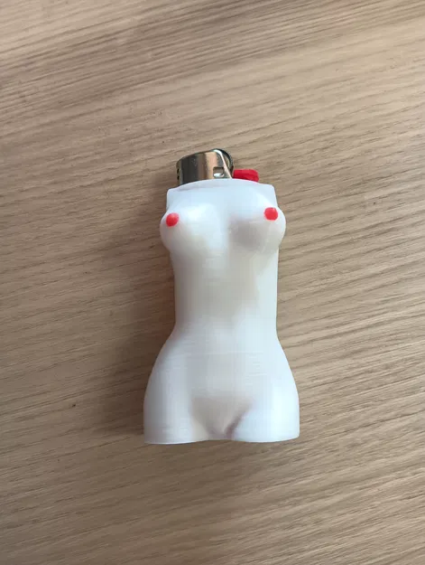 Vỏ Bật Lửa Hình Thân Người Nữ 3D Độc Lạ - Image 1