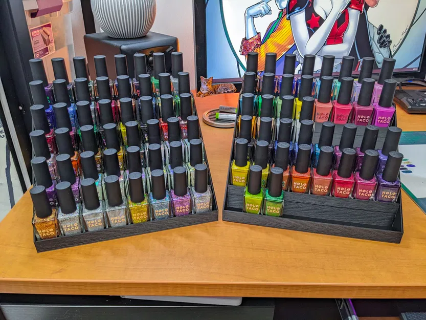 Kệ để sơn móng cho 48 chai Holo Taco - Image 1