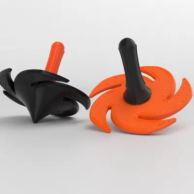 Con quay Spinning Top