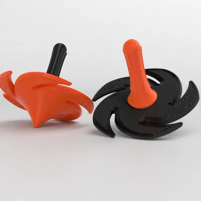 Con quay Spinning Top