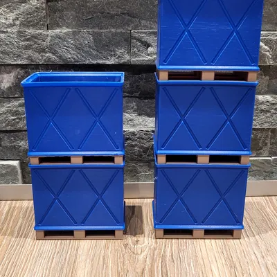 BRUDER Palette / Pallet (Euro Pallet 1/16 cho đồ chơi Bruder)