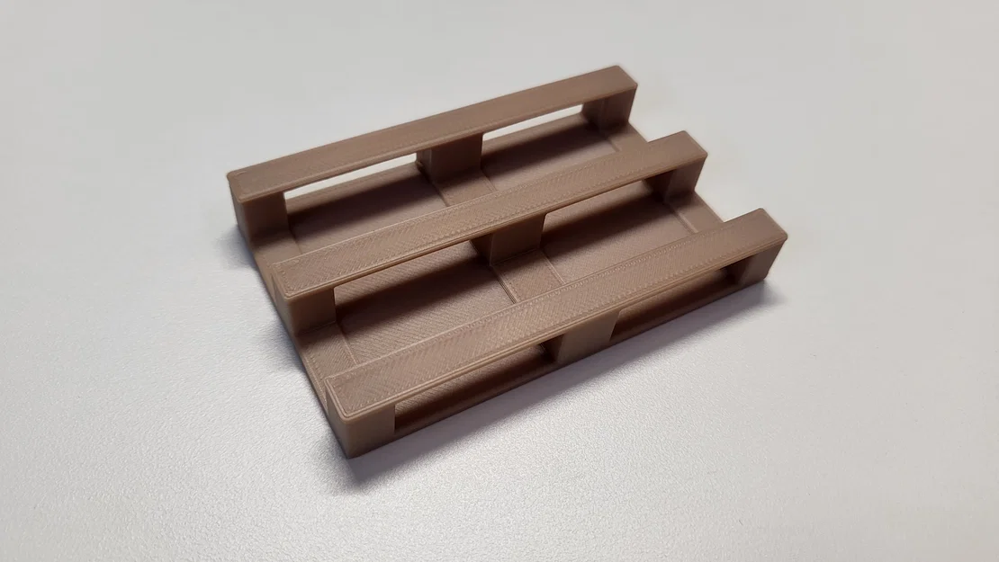 BRUDER Palette / Pallet (Euro Pallet 1/16 cho đồ chơi Bruder) - Image 4