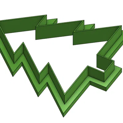 Khuôn Cắt Bánh Hình Cây Thông Noel Độc Đáo