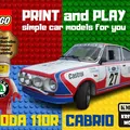 Mô hình LEGO Skoda 110 R Cabrio - Tự in và lắp ráp - Thumbnail 1