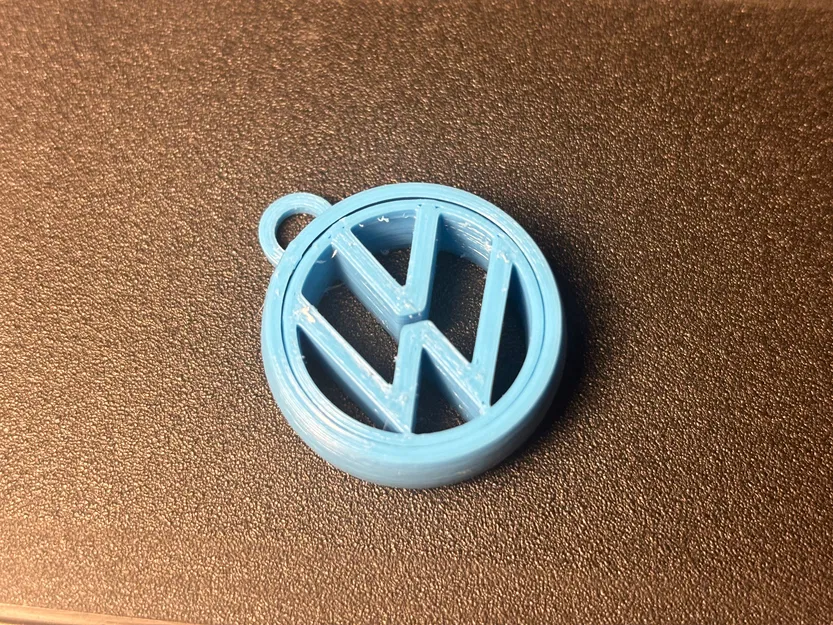 Móc khóa logo Volkswagen xoay (Spinning Volkswagen keychain) - Image 1