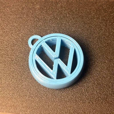 Móc khóa logo Volkswagen xoay (Spinning Volkswagen keychain)