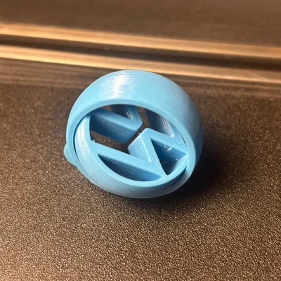 Móc khóa logo Volkswagen xoay (Spinning Volkswagen keychain)