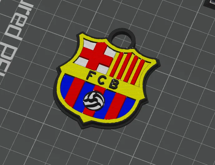Móc Khóa Huy Hiệu FC Barcelona Đẹp Mắt - Image 1