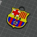 Móc Khóa Huy Hiệu FC Barcelona Đẹp Mắt - Thumbnail 1