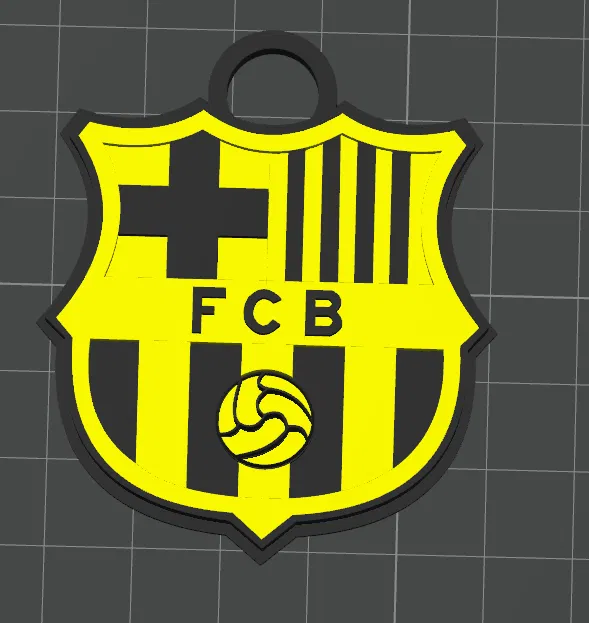 Móc Khóa Huy Hiệu FC Barcelona Đẹp Mắt - Image 2