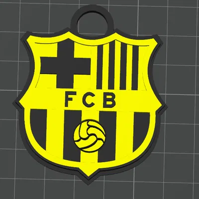 Móc Khóa Huy Hiệu FC Barcelona Đẹp Mắt